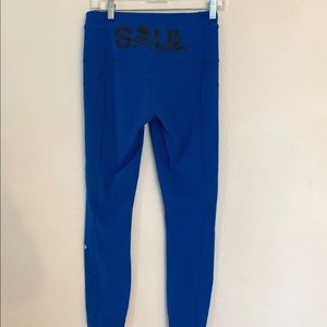 Lululemon x Soulcycle High Rise Cropped Leggings